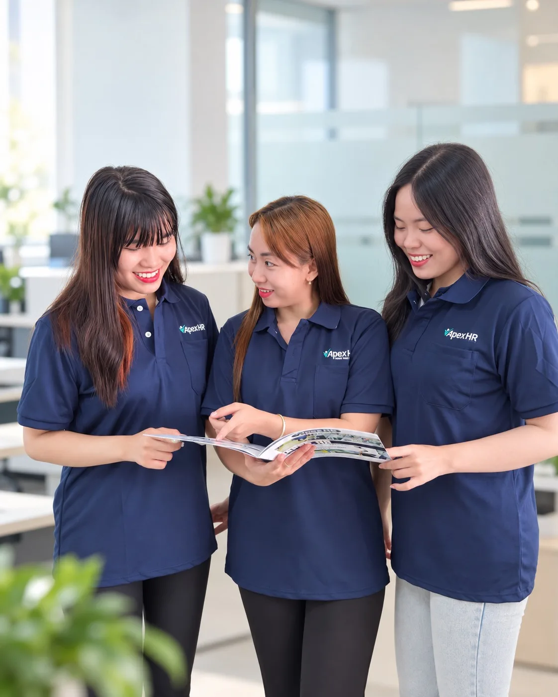 Đội ngũ làm việc tại văn phòng