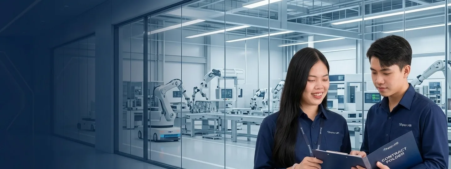 Chuyên viên tư vấn hồ sơ và hợp đồng lao động tại nhà máy